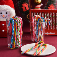 Sucettes dures enrobées à la menthe poivrée, en boîte de présentation multicolore, 12g*12 paquets, prêtes à consommer, pour cadeaux de fêtes