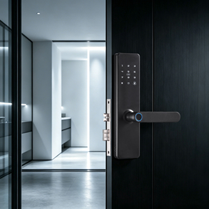 <strong>Serrure</strong> Intelligente Smart Lock Stable Wireless <strong>Connection</strong> Fingerprint Password Key Unlock for Home Apartment Villa Interior - Product Image 1
