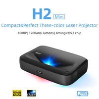H2 Mini UST Proyector Láser 4K 3 Colores DLP Ultra Short Throw HDR WiFi Auto Smart Android Proyector Profesional Home Cinema TV