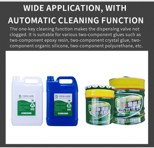 Hai thành phần Dispenser Polyurethane Epoxy AB keo công suất lớn sâu keo điền máy tự động PVC nhãn Máy làm - Product Image 6