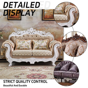Vendita calda stile francese europeo classico in <span class=keywords><strong>legno</strong></span> <span class=keywords><strong>massello</strong></span> 1 + 2 + 3 divano set <span class=keywords><strong>mobili</strong></span> design royal antico casa <span class=keywords><strong>soggiorno</strong></span> divani - Product Image 2