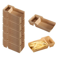 Emballages personnalisés pour la restauration rapide, plats à emporter (frites, poulet frit), sushis, aliments pour bébés, avec gaufrage, pelliculage mat, recyclables