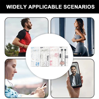 MQ-15 Hadiah untuk Gadis Cantik Earphone Kabel In-ear 3.5mm Plug JL Chipset IPX3 Tahan Air Stereo Bass Mikrofon Earbuds