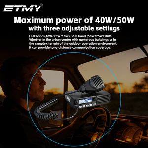 Radio mobile numérique DMR GPS pour véhicule Etmy ET-M90D, petit transmetteur-récepteur numérique <span class=keywords><strong>SFR</strong></span> pour la logistique des transports - Product Image 2