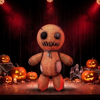 Figurine gonflable de démon effrayant pour Halloween, modèle de poupée fantôme gonflable de dessin animé pour la décoration de fête à thème