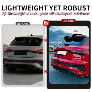 ชุดแต่งคาร์บอนไฟเบอร์แห้งแบบ PAK คุณภาพเยี่ยมสำหรับกันชนหลังรถยนต์ Audi RS3 - Product Image 3