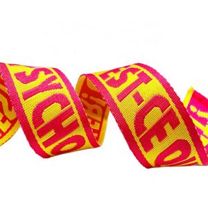 เทปผ้าไนลอนทอลายก้างปลาพิมพ์ลายตามสั่ง พร้อมโลโก้สะท้อนแสงและหัวเข็มขัดดีไซน์พิเศษ - Product Image 6