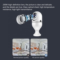 Kamera CCTV Lampu Bohlam A6 E27 Murah Berkualitas Tinggi Laris Manis, Kamera Pintar Wifi HD, Kamera Keamanan Rumah Nirkabel