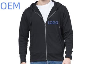 Fabricantes de Ropa al por Mayor, Sudaderas de Alta Calidad OEM para Hombre, Sudaderas con Capucha Lisas Unisex, Sudadera con Capucha Personalizada Extra Grande con Cierre - Product Image 2