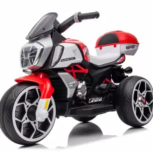 새로운 모델 어린이 모터 바이크 12V 배터리 작동 충전식 어린이 어린이 자동차 전기 오토바이 세발 자전거 타기 장난감