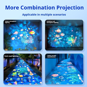 Projecteur LED à effet d'ondulation d'eau 160W, lumière Gobo étanche IP67 pour l'éclairage extérieur de paysages et de scènes - Product Image 3