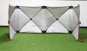 Günstiges 4-6 Personen 4-Jahreszeiten-Zelt mit Silberbeschichtung, Oxford-Gewebe und BBQ-Windschutz für Outdoor-Camping - Product Image 3