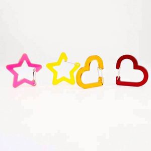 Custom Design Logo Acrylic Carabiner with UV Printing Promotional <b>Keychain</b> Japan <b>Anime</b> Shape Customizable Charm for Key Holder - Product Image 2