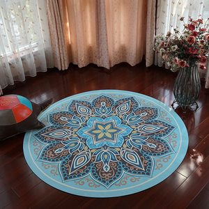 Nouveauté OEM/ODM Tapis de yoga en daim écologique personnalisé avec impression couleur, Yogamatte de haute qualité - Product Image 6