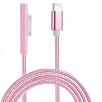 Câble de charge rapide USB-C PD avec déclencheur de charge 1,8 m pour tablette Microsoft Surface Pro 5 6 7 – Pièces de rechange pour chargeur