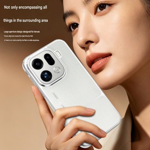Luxury Electroplating Magnetic PU Leather Phone <b>Case</b> for Oppo FIND X9SPro X9Ultra X8Ultra <b>Wireless</b> <b>Charging</b> Protective Cover - Product Image 4