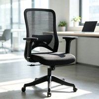 Chaises de bureau pivotantes de qualité supérieure pour la maison, l'école, l'hôtel, le PDG, en tissu maillé ergonomique, vente en gros d'usine