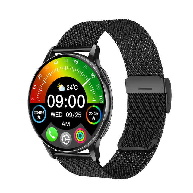 Lumegi Modern Smart Watches AMOLED HD Color 1.32 Inch Screen Android Phone Smartwatch Oxygen Detection Blood Pressure Women