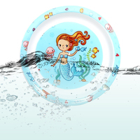 Ensemble de vaisselle pour enfants avec impression de dessins animés, assiette d'alimentation pour bébé, bol incassable en PP, plats