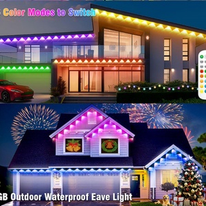 Lumières LED de Noël colorées pour les toits des maisons, lampe décorative pour les toits des maisons - Product Image 1