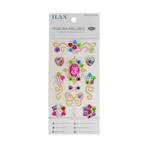 Adesivi con Strass Lucidi ILAN 39024-3, Decorazioni per Gioielli e Artigianato - Product Image 1