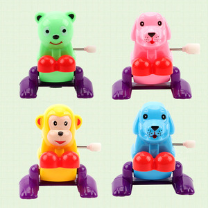 Juguete de animales de cuerda, mono saltarín, perro, oso, para niños de 2 a 4 años, juguete unisex - Product Image 1
