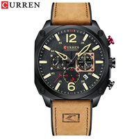 Montre-bracelet chronographe CURREN 8398, calendrier, sport, homme, montre à quartz, marque haut de gamme, luxe, originale, montre masculine d'affaires