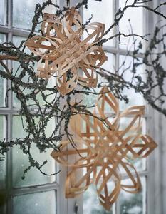 Bán Sỉ Tốt Nhất Bán Tự Nhiên Tre Bông Tuyết Giáng Sinh Trang Trí Dệt Đồ Trang Trí Từ Trung Quốc - Product Image 6