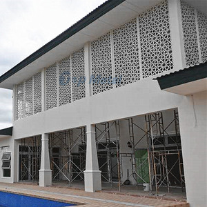 Ngoại Thất/Nội Thất Tường Mặt Tiền Thiết Kế Laser Cut Nhôm Trang Trí Tường Phân Vùng Bảng Kim Loại - Product Image 2