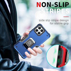 Étui de <span class=keywords><strong>protection</strong></span> intégrale de luxe pour Huawei <span class=keywords><strong>Honor</strong></span> <span class=keywords><strong>X8</strong></span>, TPU+PC, avec support anneau, antichoc, nouveau modèle de luxe pour Huawei <span class=keywords><strong>Honor</strong></span> - Product Image 6