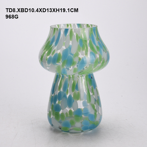 Piccolo Vaso in <span class=keywords><strong>Vetro</strong></span> <span class=keywords><strong>Colorato</strong></span> con Effetto Coriandoli, <span class=keywords><strong>Vetro</strong></span> Artistico Soffiato a Mano Stile Murano per Fiori, Decorazione d'Interni e <span class=keywords><strong>Centrotavola</strong></span> - Product Image 3