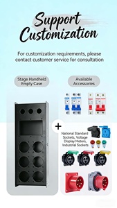 12 Way and 24 Way Power Supply Straight Through <b>Box</b> Stage Distribution <b>Box</b> Power Cabinet <b>Waterproof</b> - Product Image 3