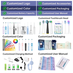 YBK Electric Toothbrush <strong>Replacement</strong> <strong>Heads</strong> Compatible with <strong>Oral</strong>-<strong>B</strong> 7000 Soft DuPont Bristles Toothbrush <strong>Heads</strong> <strong>Replacement</strong> 12PCS - Product Image 4