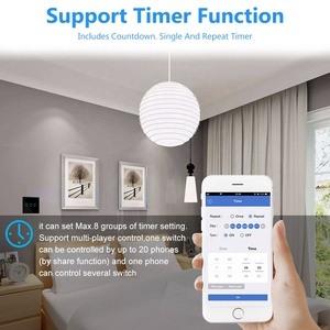 Sonoff-interrupteur mural tactile LED, wi-fi, 4 gangs, pour luminaire, compatible avec applications Tuya Smart <span class=keywords><strong>Home</strong></span>, Alexa, <span class=keywords><strong>Apple</strong></span> <span class=keywords><strong>Siri</strong></span> et Google <span class=keywords><strong>Home</strong></span> - Product Image 4