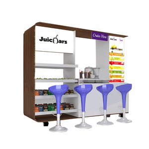 Kích Thước Nhỏ <span class=keywords><strong>Juice</strong></span> Hiển Thị Kiosk Thiết Kế Bán Lẻ <span class=keywords><strong>Juice</strong></span> <span class=keywords><strong>Bar</strong></span> <span class=keywords><strong>Counter</strong></span> - Product Image 2