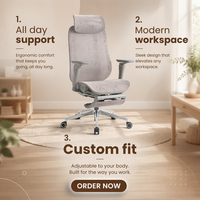 Chaise de bureau électrique à réglage automatique, avec massage lombaire, alimentée par batterie, certifiée CE/KC, de qualité supérieure, pour B2B