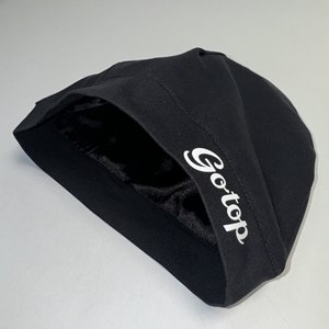 <span class=keywords><strong>Bonnet</strong></span> en tricot jacquard unisexe avec logo imprimé en silicone, doublure satinée, style slouchy, respirant, avec revers, pour la course et le <span class=keywords><strong>cyclisme</strong></span> - Product Image 4