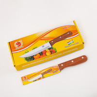 5 ''6'' 7 ''8'' Goedkope Keuken Koken Scherpe Koksmes Slager Met Houten Handvat Voor Vlees Fruit Snijden