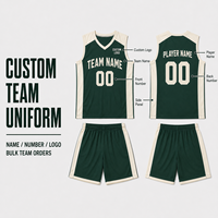Tenue de basketball personnalisée pour homme, col en V, couleurs contrastées, uniforme résistant à la transpiration et à séchage rapide pour l'entraînement quotidien des équipes de basketball jeunes
