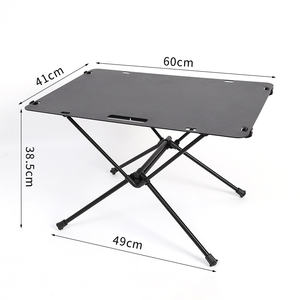 Mesa de Camping Plegable Multifuncional Japonesa para Exteriores, Portátil, de Aleación de Aluminio, para Picnic y Cocina, OEM/ODM - Product Image 2