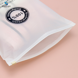 Camiseta de impresión Digital, impresión Digital, logotipo Biodegradable, personalizado, esmerilado, cremallera, embalaje de <span class=keywords><strong>ropa</strong></span>, bolsas - Product Image 2