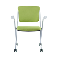 Chaise de bureau ergonomique à roulettes en maille, chaise de formation mobile avec roulettes, sièges imbriqués pour espace d'apprentissage flexible