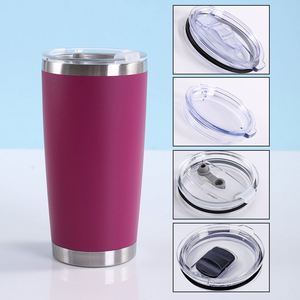 Vasos de Acero Inoxidable de Doble Pared con Aislamiento y Recubrimiento en Polvo de Alta Calidad, de 20oz y 30oz, para Café y Agua, para la Escuela, Oficina y Actividades al Aire Libre - Product Image 3