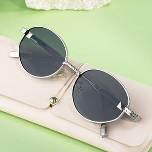 โดลเช่&แกบบาน่าแว่นกันแดดทรงวงรีสำหรับผู้หญิงกรอบโลหะป้องกันรังสียูวี 400 เลนส์สีดำคลาส 2 แว่นกันแดด DG-98376 - Product Image 5