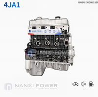 Mesin Blok Pendek Baru 4JA1 2.5L Diesel Euro 3 Emisi 66kW untuk Truk Ringan ELF Pickup