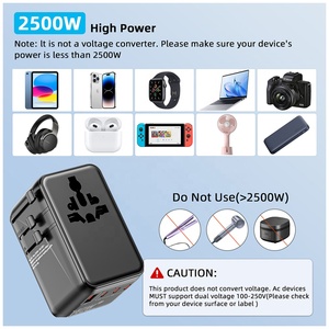 140W xách tay phổ du lịch Sạc Adapter type-một nhiều Loại-C USB Multiport Board AC DC chuyển đổi cho Iphone 15 khác - Product Image 4