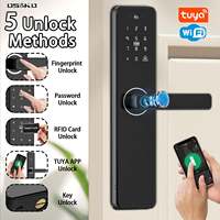 Cerradura de puerta inteligente con cámara de huellas dactilares electrónica aplicación tuya tarjeta SIM CONTROL DE TELÉFONO MÓVIL cerradura de puerta digital GSM con llave