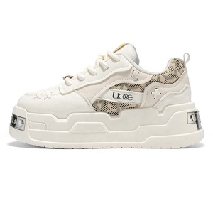 2025 New Style Thick Sole Men's Chunky <b>Shoes</b> Lace-up Fashion Non-slip <b>Height</b> <b>Increase</b> Sneakers Chaussures - Product Image 5