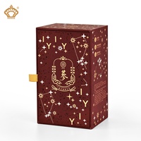 Boîtes de parfums et d'huiles essentielles de luxe personnalisées Papier recyclé rigide avec conception personnalisée Eva et impression en relief