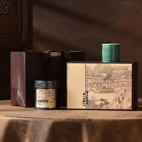 Guyun Inheritance Chinesische Tee-Geschenkbox, Antike Malerei Geprägte Tee-Verpackungsbox für Grüntee Schwarztee Geschäftsgeschenk